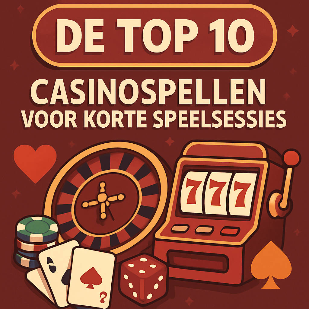 De Top 10 Casinospellen voor Korte Speelsessies