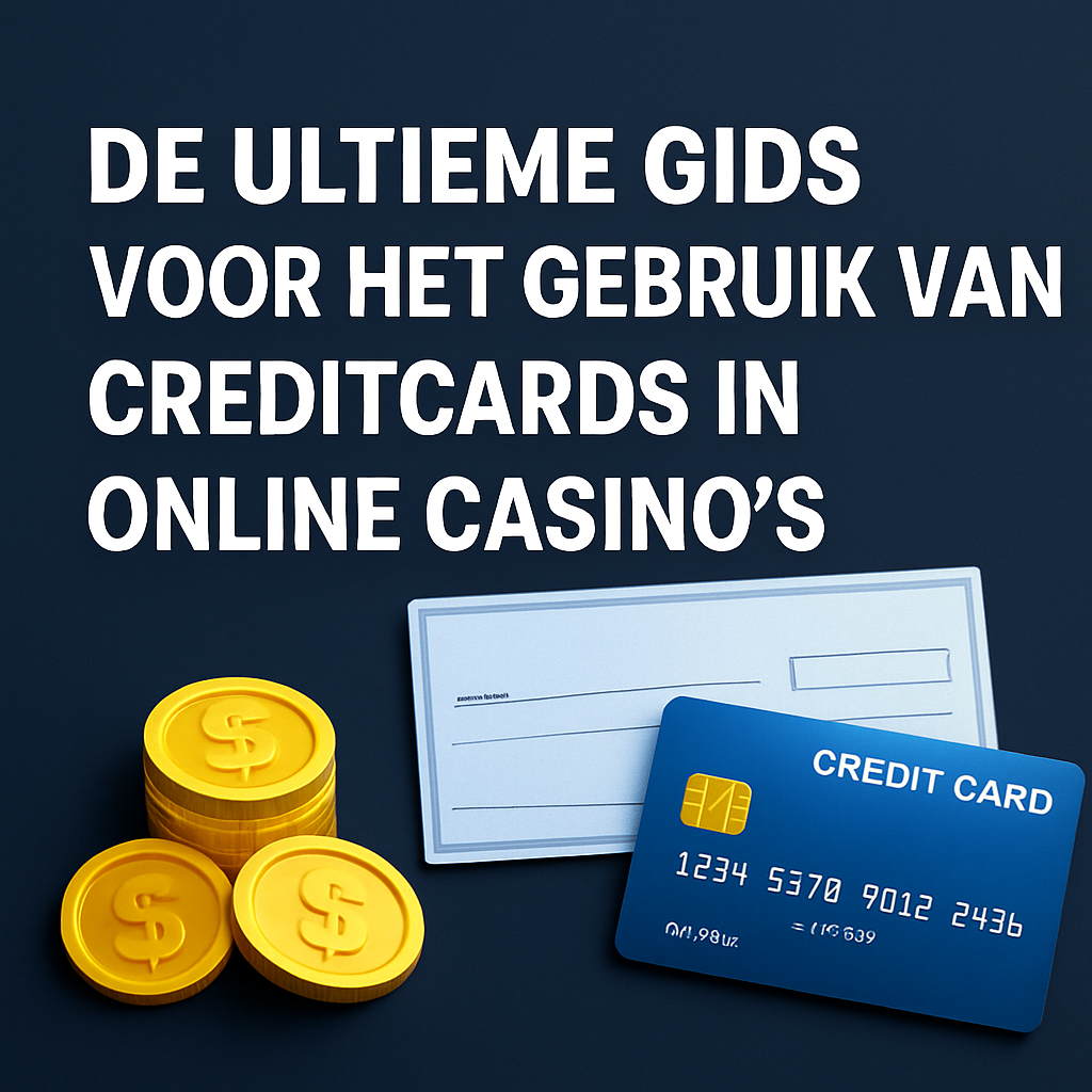 De Ultieme Gids voor het Gebruik van Creditcards in Online Casino's