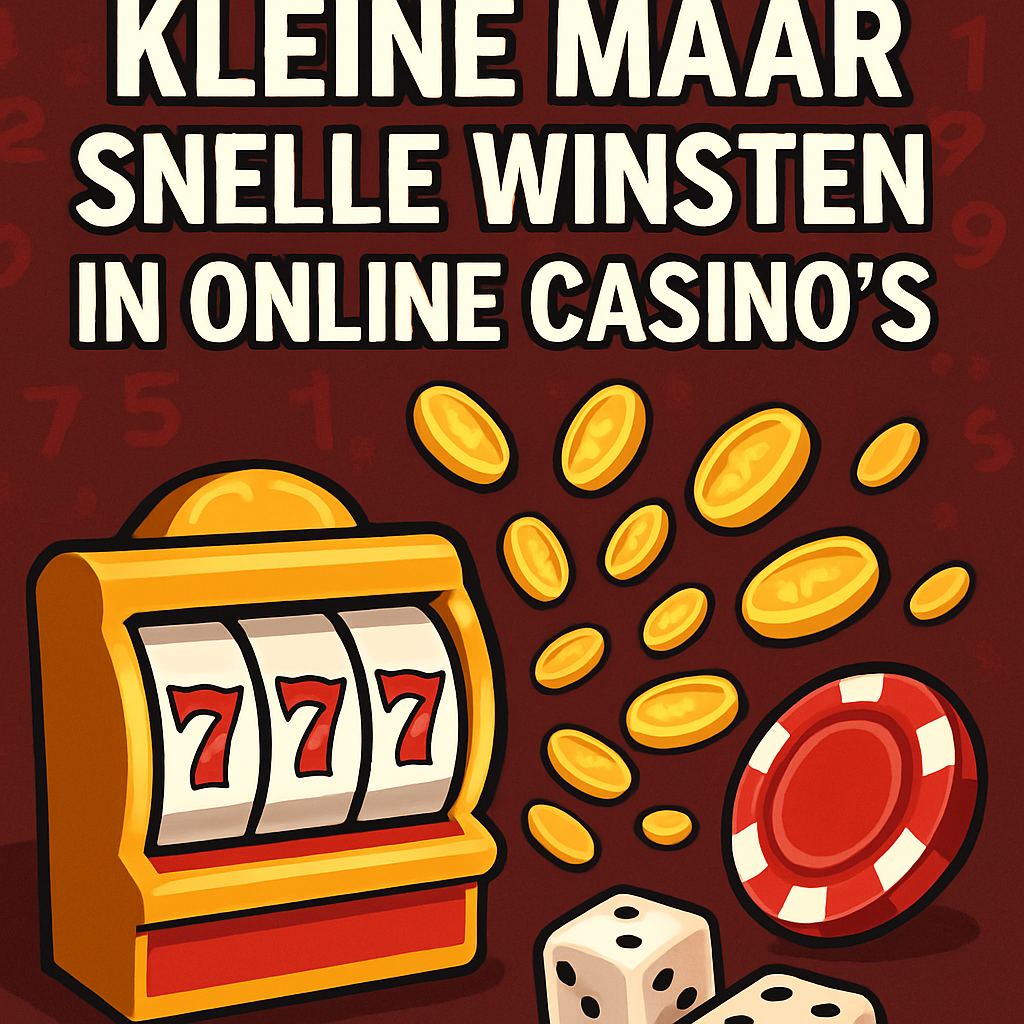 Deze Games Geven Vaak Kleine Maar Snelle Winsten in Online Casino's