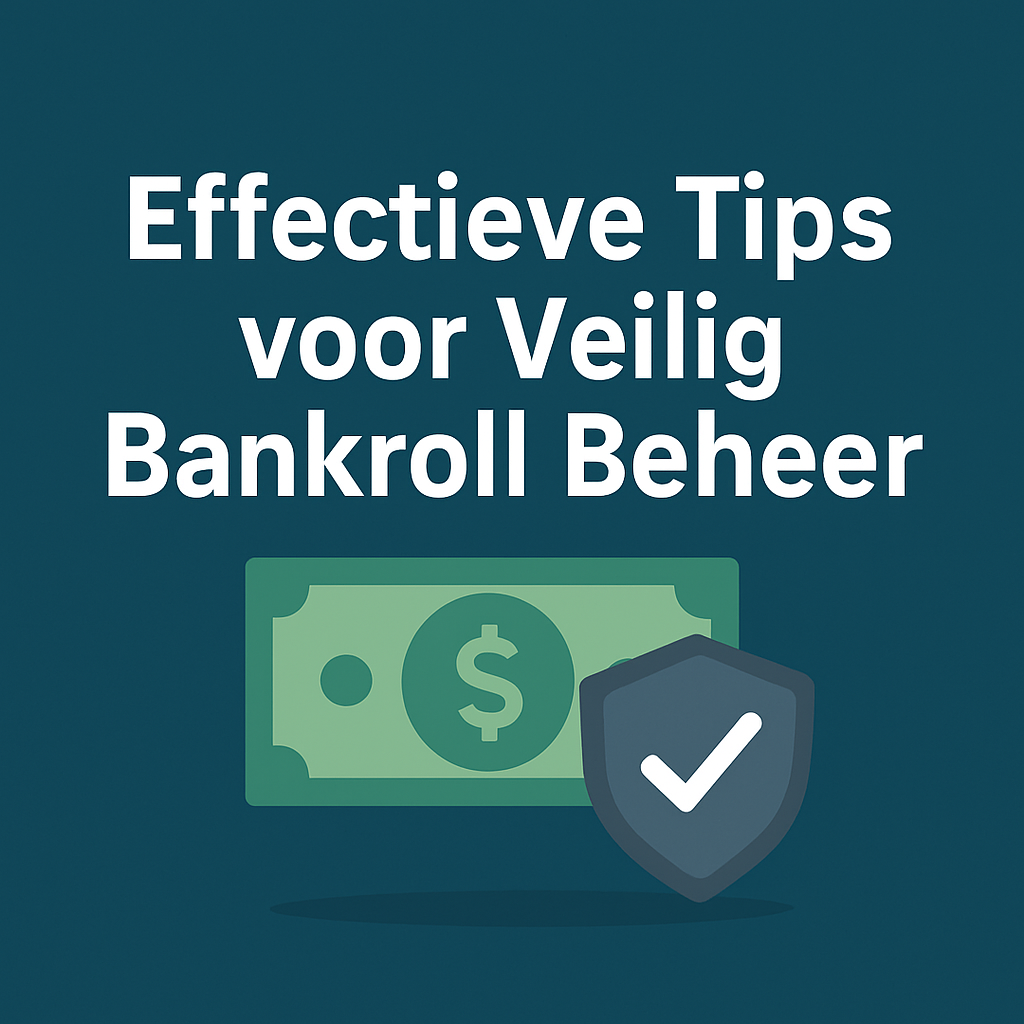 Effectieve Tips voor Veilig Bankroll Beheer