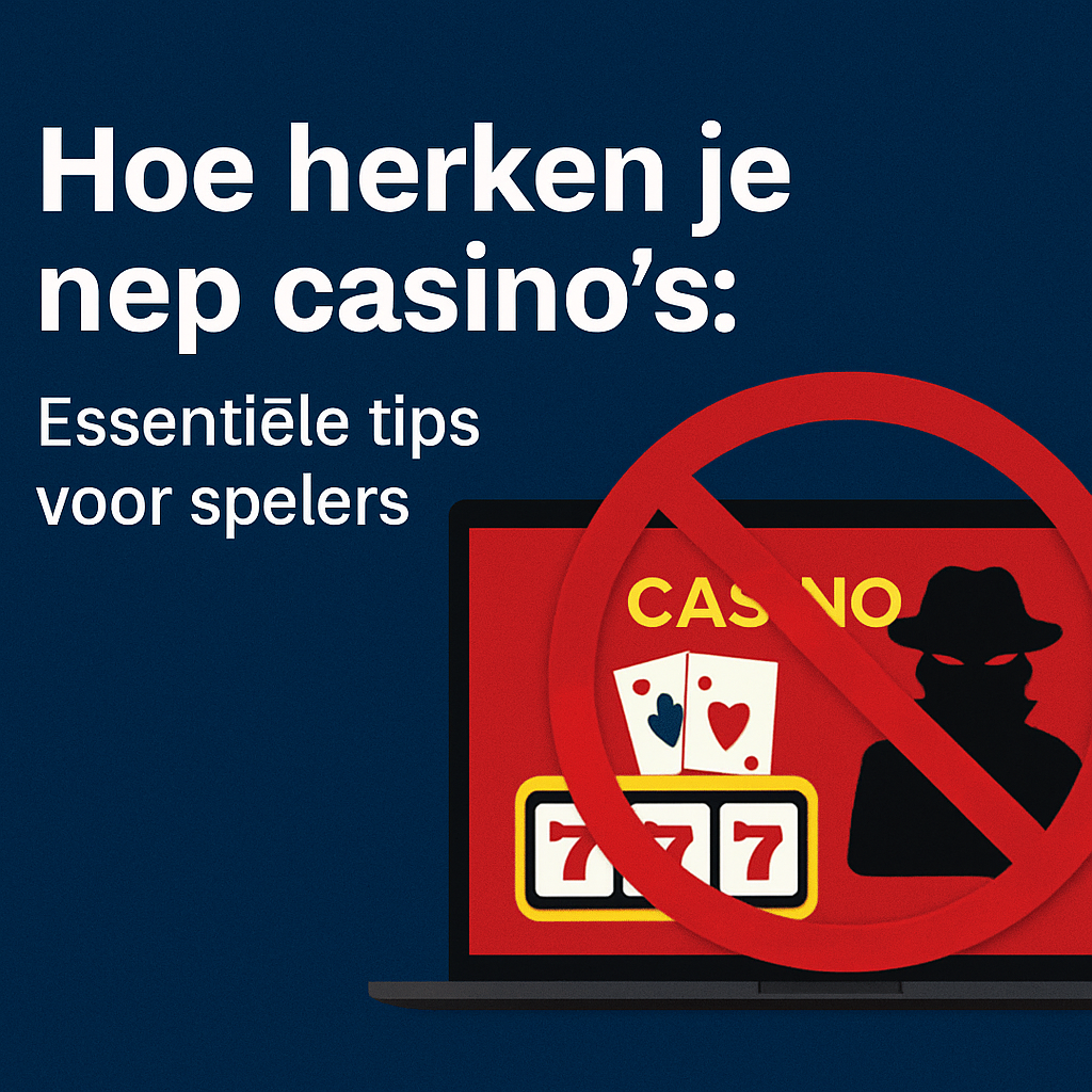 Hoe herken je nep casino’s: Essentiële tips voor spelers