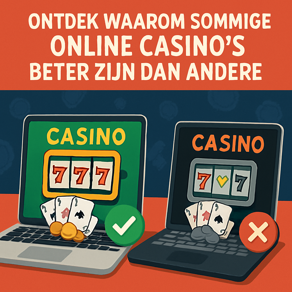 Ontdek Waarom Sommige Online Casino’s Beter Zijn Dan Andere