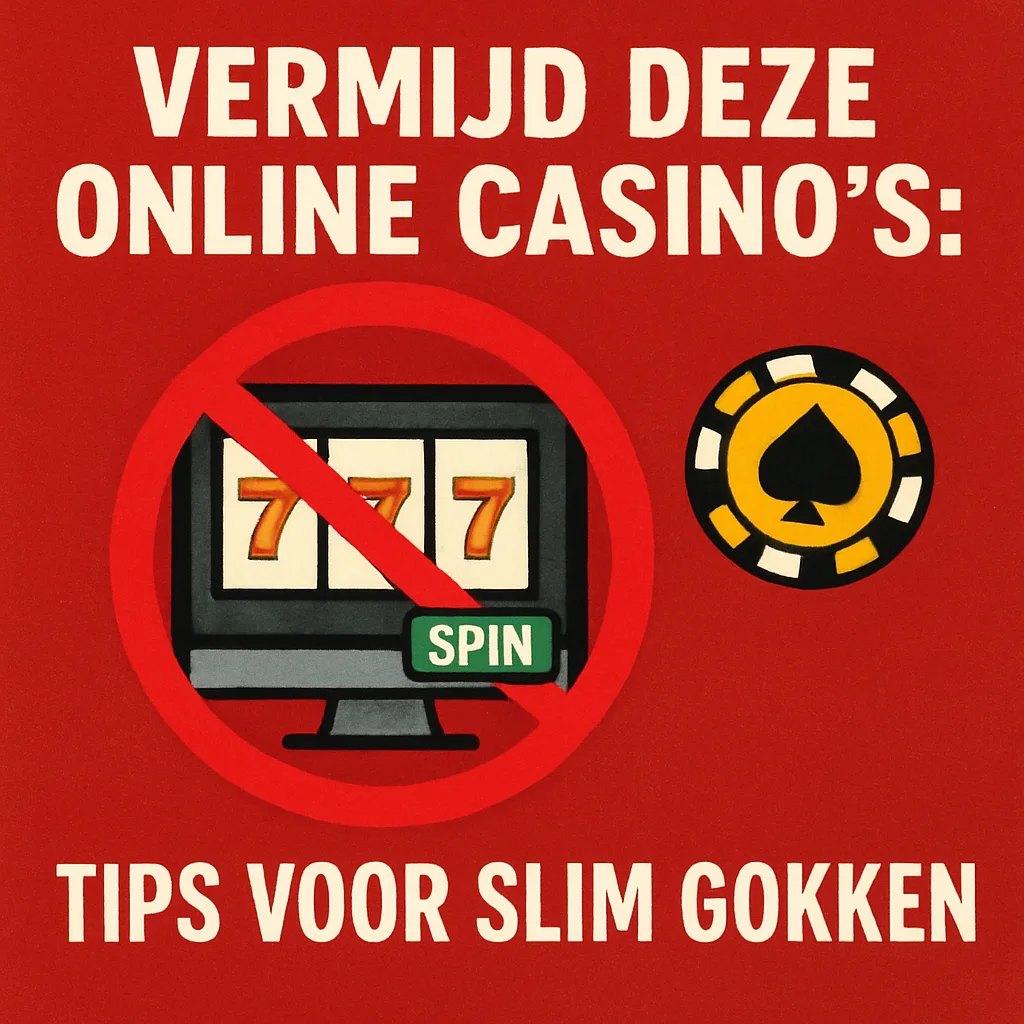 Vermijd deze Online Casino's: Tips voor Slim Gokken